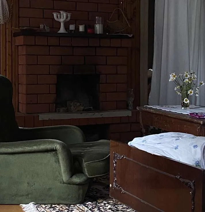 Interior room in found dacha space