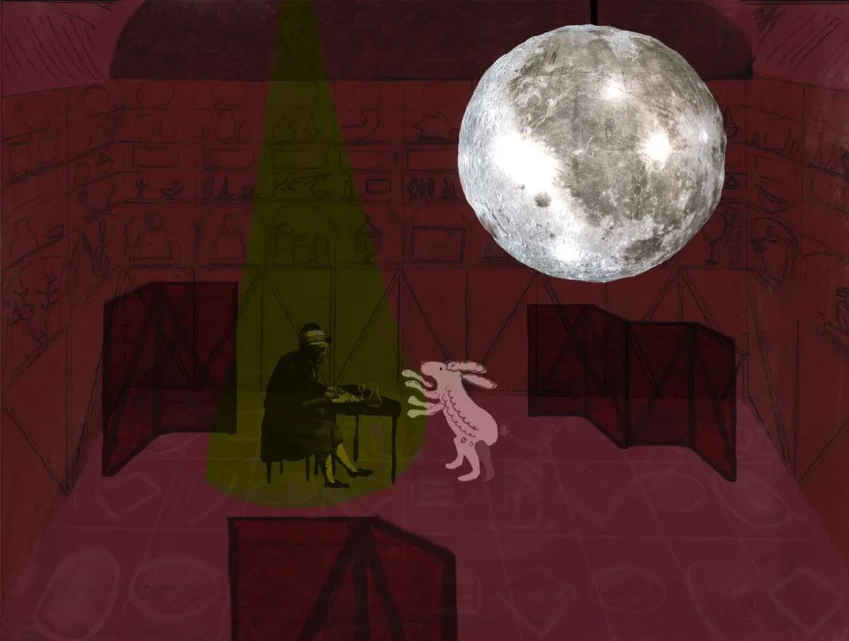 Scene VII, Cabinet of Curiosities, The Moon