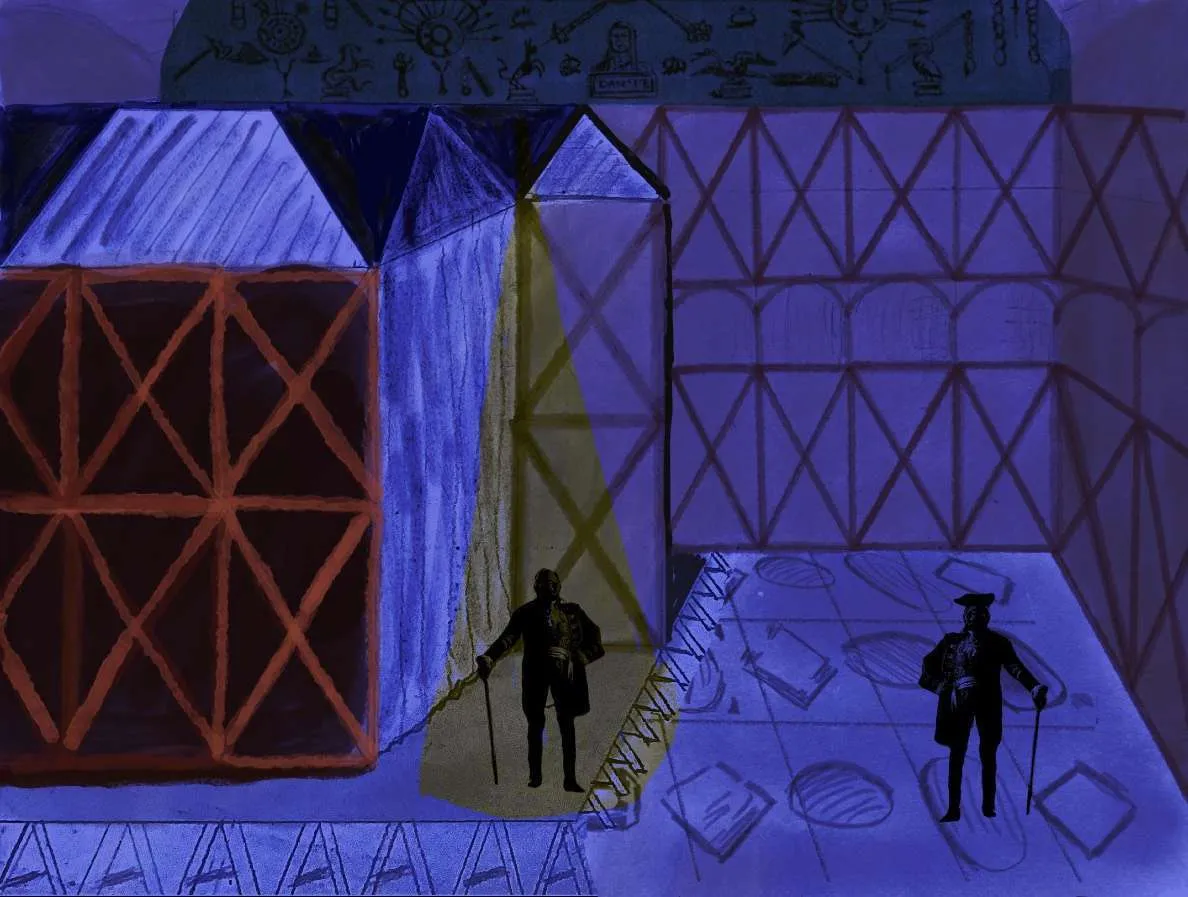 Scene VI, Public Stage, The Double